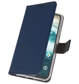 Wallet Cases Case for Moto One Power Navy
