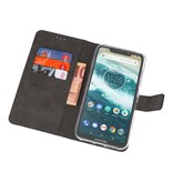 Wallet Cases Case for Moto One Power Navy