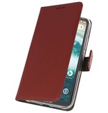 Wallet Cases Case for Moto One Power Brown