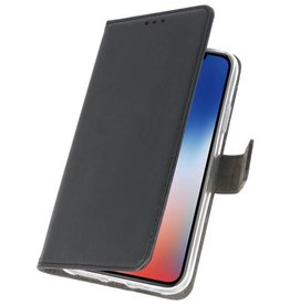 Custodia a portafoglio per iPhone XS - X nero