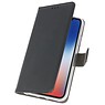 Fundas Wallet Case para iPhone XS - X Negro