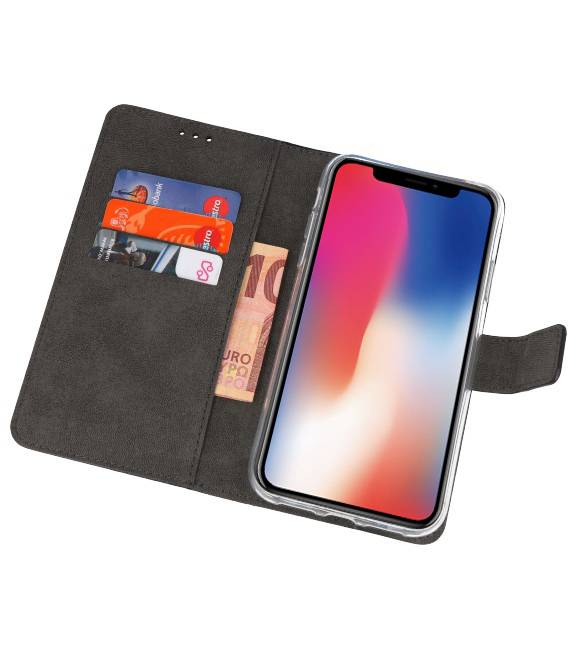 Wallet Cases Tasche für iPhone XS - X Schwarz