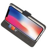 Wallet Cases Hoesje voor iPhone XS - X Zwart