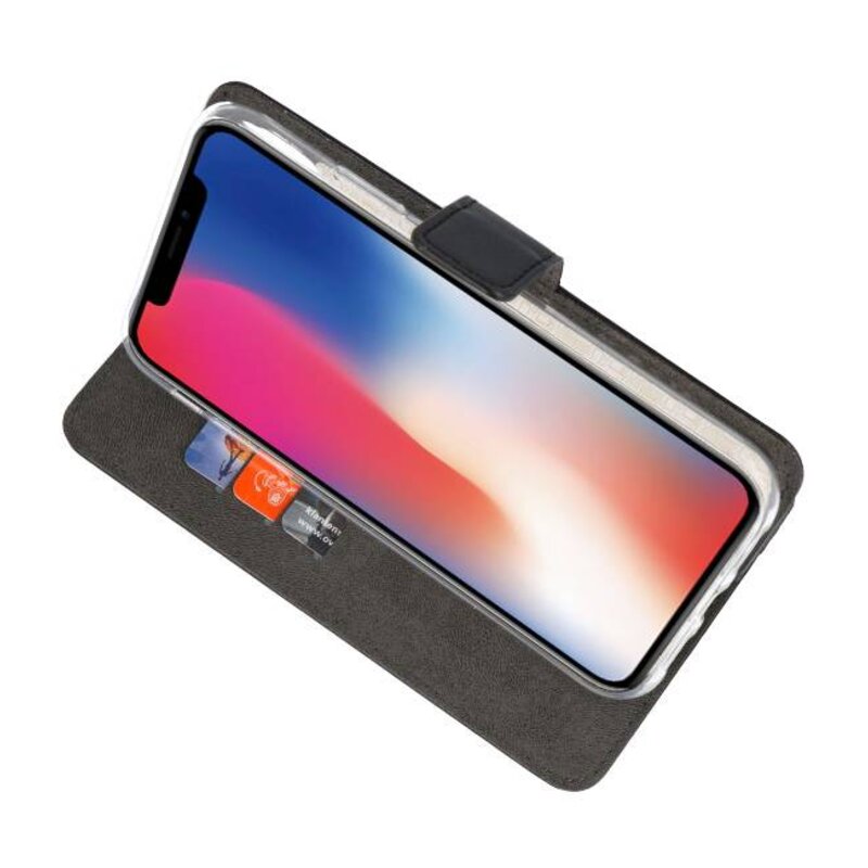 Custodia a portafoglio per iPhone XS - X nero