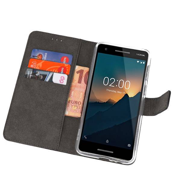 Funda Cartera Funda Para Nokia 2.1 Negro