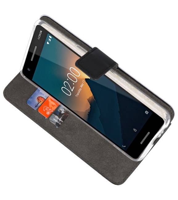 Etuis portefeuille Case pour Nokia 2.1 Black