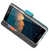 Etuis portefeuille Etui pour Nokia 2.1 Bleu