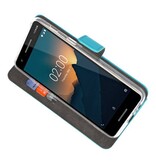Funda Cartera Funda para Nokia 2.1 Azul