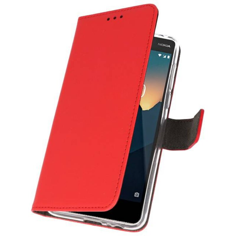 Funda Cartera Funda Para Nokia 2.1 Rojo