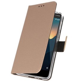 Cajas de la cartera para Nokia 2.1 Gold