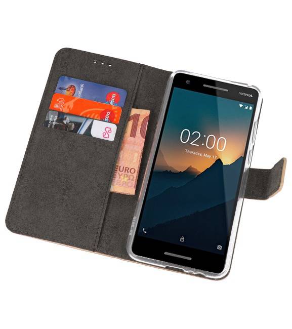 Cajas de la cartera para Nokia 2.1 Gold