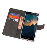 Fundas de Cartera para Nokia 2.1 Rosa