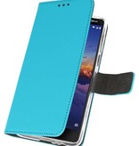 Veske Taske Etui til Nokia 3.1 Blue