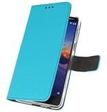Wallet Cases Case for Nokia 3.1 Blue