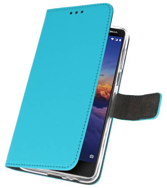 Custodia a Portafoglio per Nokia 3.1 Blu