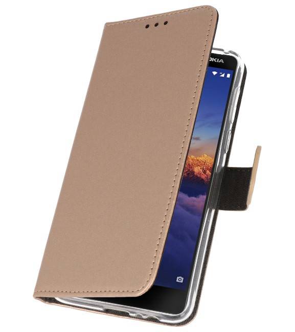 Funda Cartera para Nokia 3.1 Gold