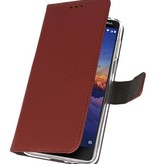 Etuis portefeuille Case pour Nokia 3.1 Brown