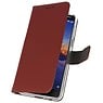 Wallet Cases Case for Nokia 3.1 Brown