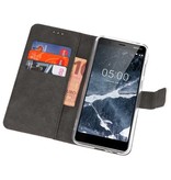 Custodie per portafogli per Nokia 5.1 White