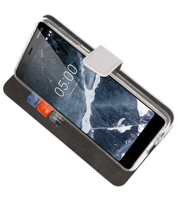 Wallet Cases für Nokia 5.1 Weiß