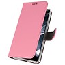 Fundas Wallet Case para Nokia 5.1 Rosa