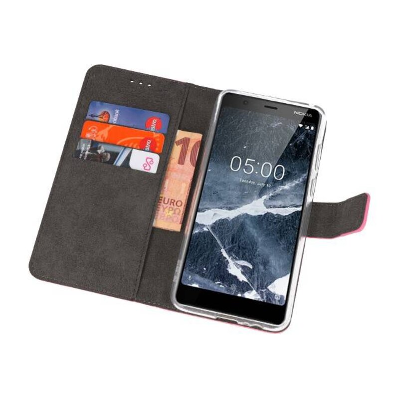Wallet Cases Case for Nokia 5.1 Pink