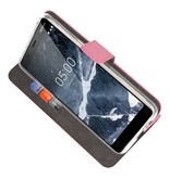 Custodia a Portafoglio per Nokia 5.1 Rosa