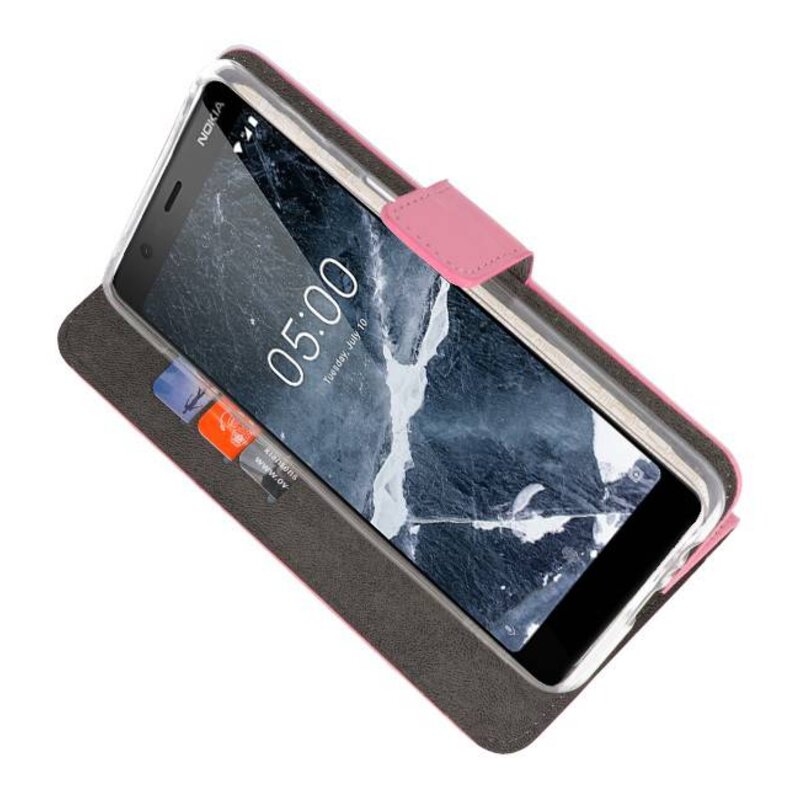 Wallet Cases Case for Nokia 5.1 Pink