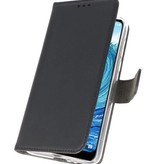 Fundas billeteras para Nokia X5 5.1 Plus negro