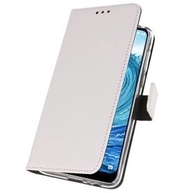 Etuis portefeuille pour Nokia X5 5.1 Plus Blanc