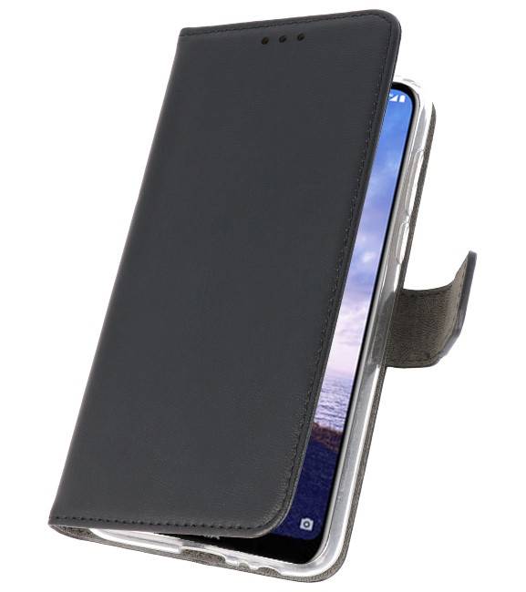 Fundas billeteras para Nokia X6 6.1 Plus negro