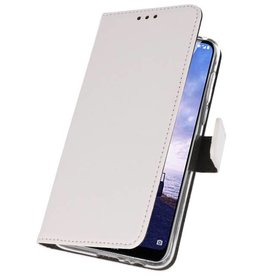 Fundas billeteras para Nokia X6 6.1 Plus blanco