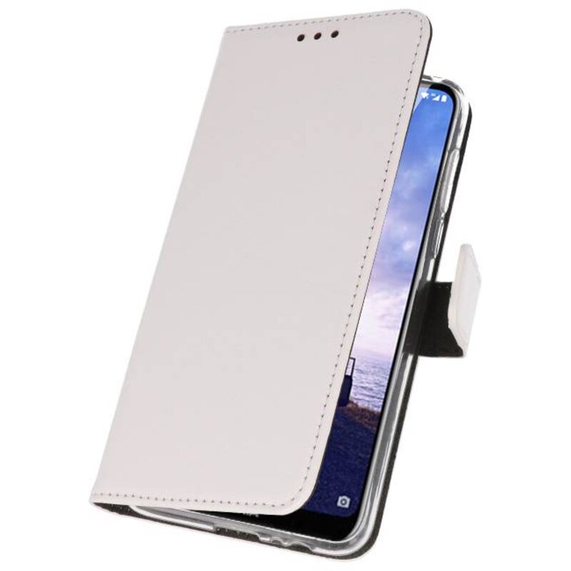 Wallet Cases für Nokia X6 6.1 Plus Weiß