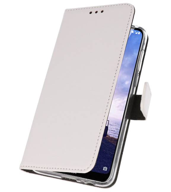 Custodie a portafoglio per Nokia X6 6.1 Plus White