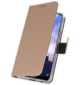 Etuis portefeuille pour Nokia X6 6.1 Plus Gold