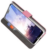 Custodie a portafoglio per Nokia X6 6.1 Plus Pink