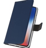 Etuis portefeuille Etui pour iPhone XS - X Navy