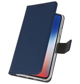Wallet Cases Case for iPhone XS - X Navy