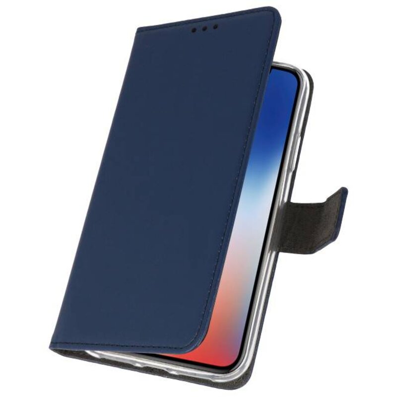 Wallet Cases Case for iPhone XS - X Navy