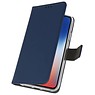 Custodia a portafoglio per iPhone XS - X Navy