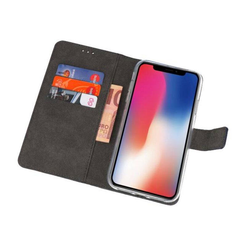 Custodia a portafoglio per iPhone XS - X Navy