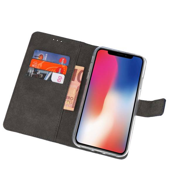 Wallet Cases Case for iPhone XS - X Navy