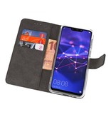 Etui portefeuille pour Huawei Mate 20 Noir