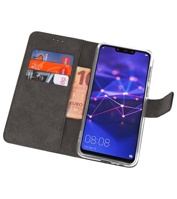 Wallet Cases Hoesje voor Huawei Mate 20 Zwart