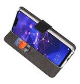 Etui portefeuille pour Huawei Mate 20 Noir