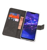 Etuis portefeuille Etui pour Huawei Mate 20 Blanc