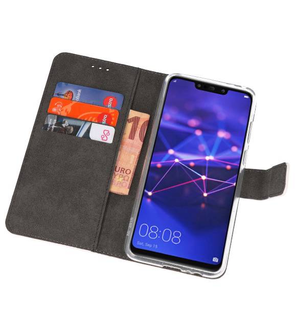 Wallet Cases Hoesje voor Huawei Mate 20 Wit