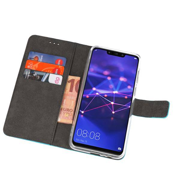 Wallet Cases Hoesje voor Huawei Mate 20 Blauw