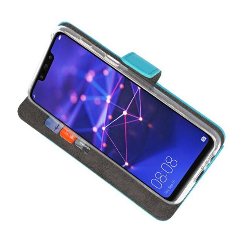 Wallet Cases Case for Huawei Mate 20 Blue
