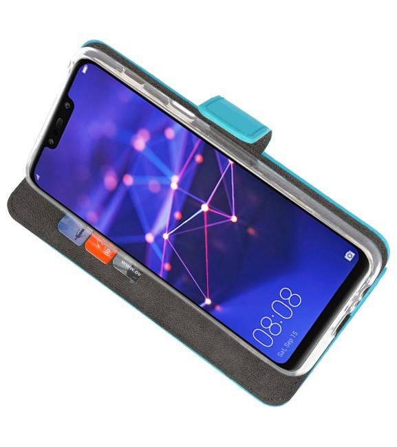 Wallet Cases Case for Huawei Mate 20 Blue